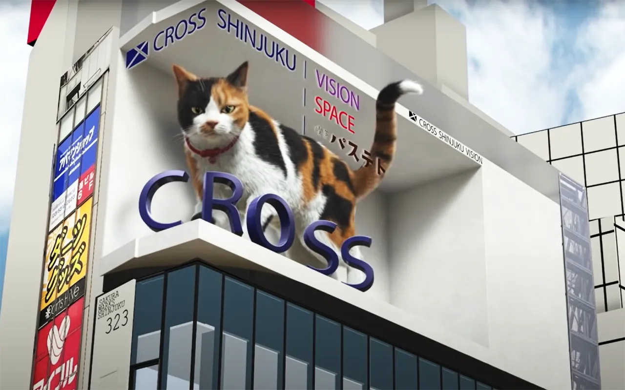 新宿東口の猫とは? 映像の仕組みやコラボ事例・広告事例、販売グッズ、カフェなどを解説!