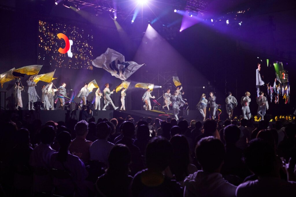 TOKYO GX ACTIONのライブで使用されている大型LEDビジョン