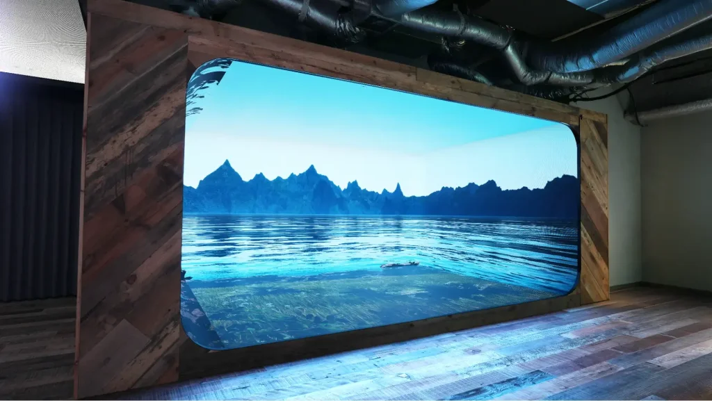 LED TOKYOのショールームに展示されているイマーシブビジョン